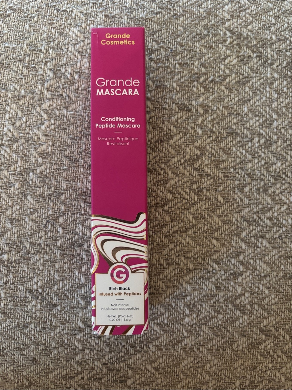 Grande Mascara Conditioning Peptide Mascara — Rich Black